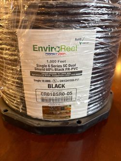 Perfect Vision EnviroReel RG6 Coaxial Cable 1000ft
