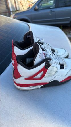 fire red jordan 4s