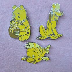 Disney Yellow Pins
