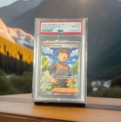 POKEMON 2025 TCG SV09 EN BROCK'S SCOUTING ULTRA RARE HOLO #179 PSA 10