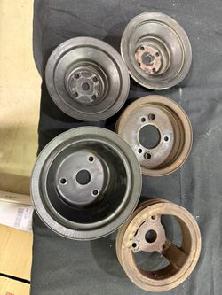 Multiple Chevy Crank and Water Pump Pulleys 396 427 and SBC