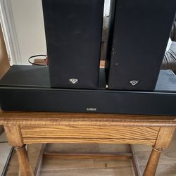 Cerwin Vega VE-5M Speakers + Cambridge SoundWorks Center Channel – Home Theater Set