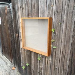 Handcrafted 23” x 23” display shadowbox