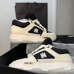 Amiri  Black And White Shoes 