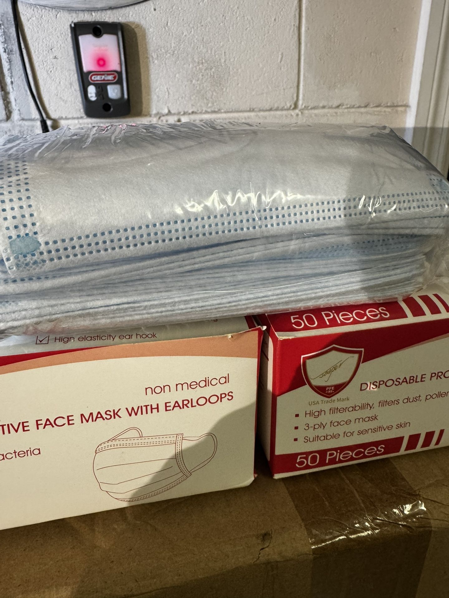 Disposable Protective Face Mask With Earloops