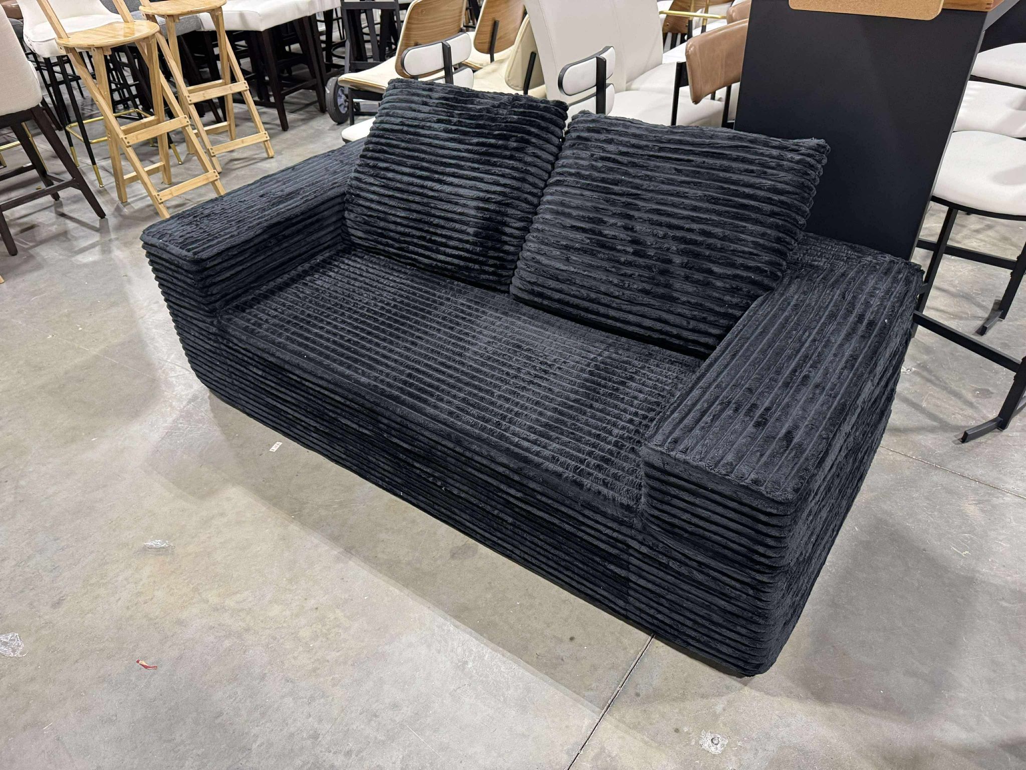 71" Boneless Couch Loveseat Sofa, Comfy Deep Seat Cloud Couch, Memory Foam