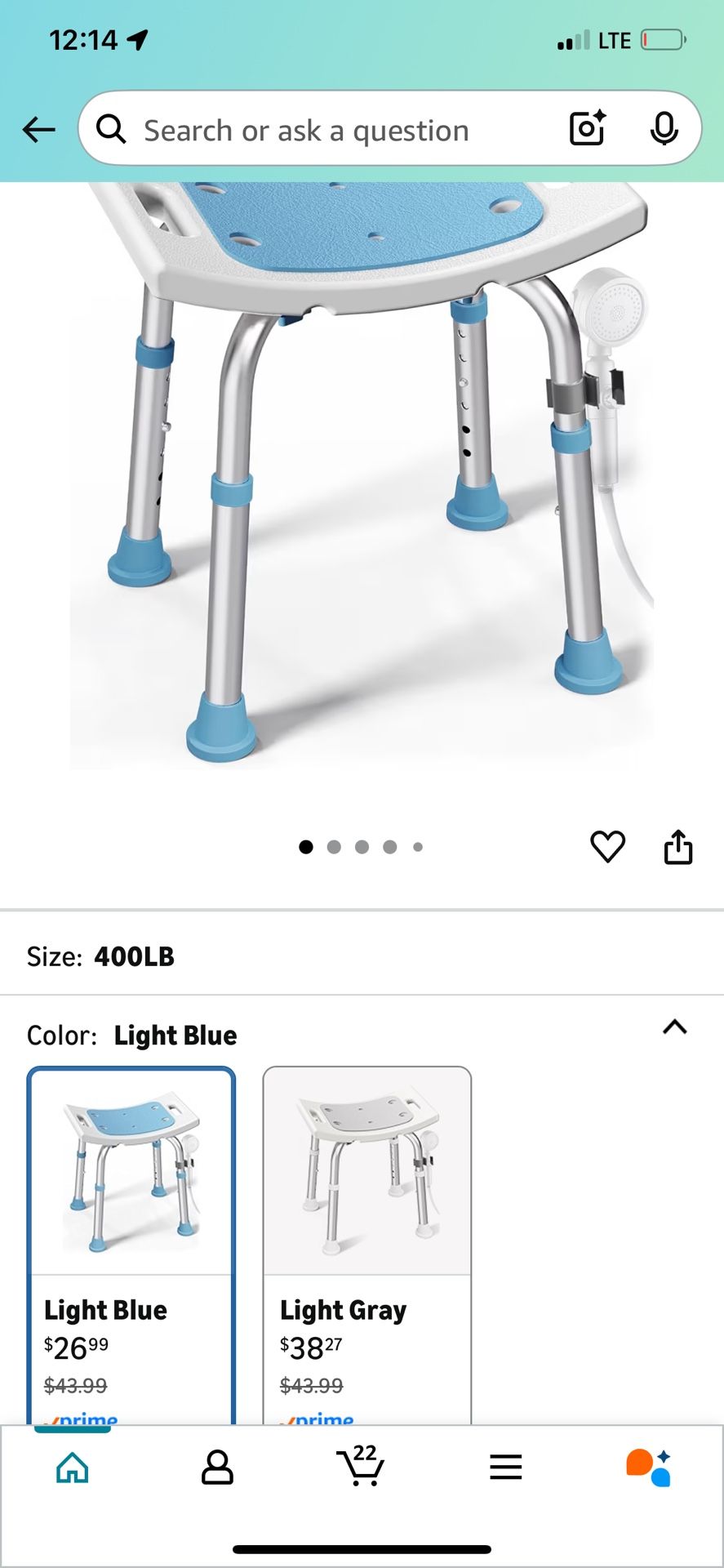 Medical Shower Chair In Great Condition