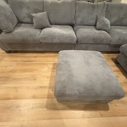Brand New Large Sofa With Ottoman  $600