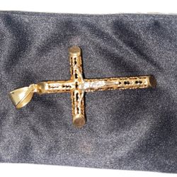 14k Gold Pendant Cross
