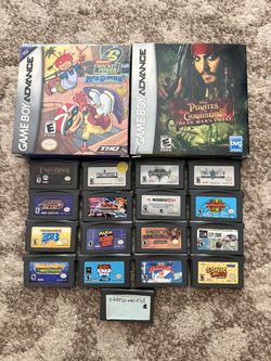 Nintendo gameboy advance games 20 each