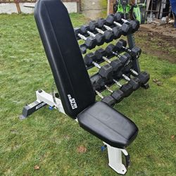 Dumbells Weights With Rack And Weight Bench 