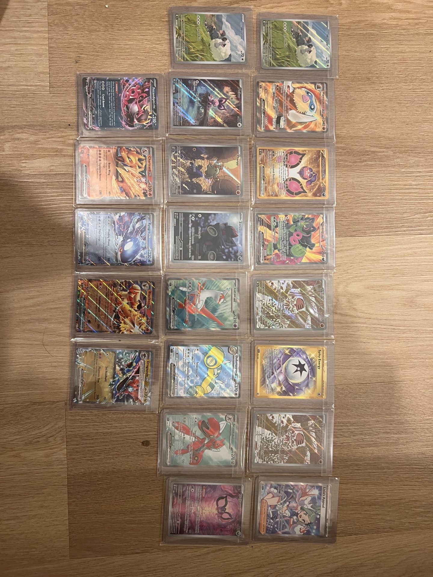 Assortment Of Mint Pokemon Cards