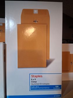 Gummed envelopes