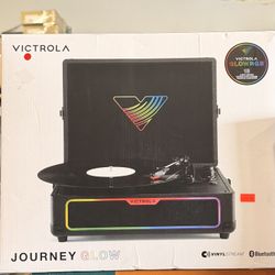 Victrola Journey Glow Bluetooth Turntable Speaker Brand New In Box 