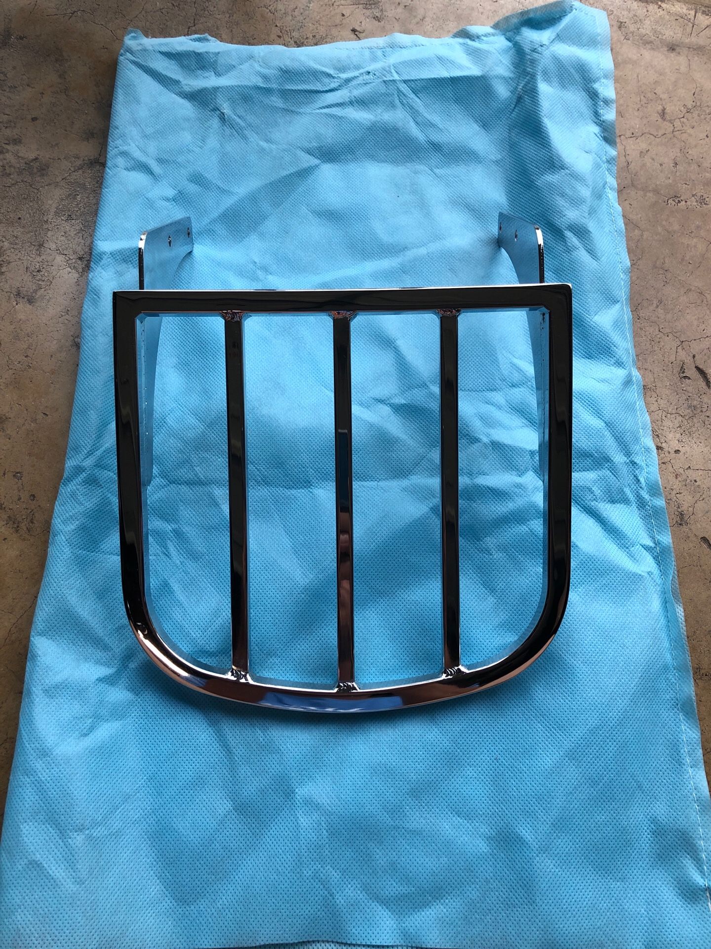 Triumph America motorcycle luggage rack