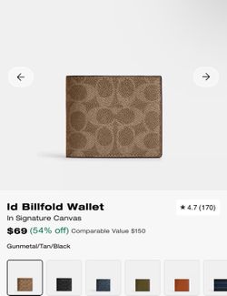 Coach wallet