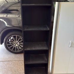 Cabinet and Black Shelf 