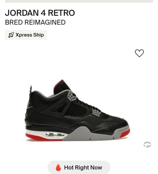 Jordan 4 Retro Bred Reimagined 