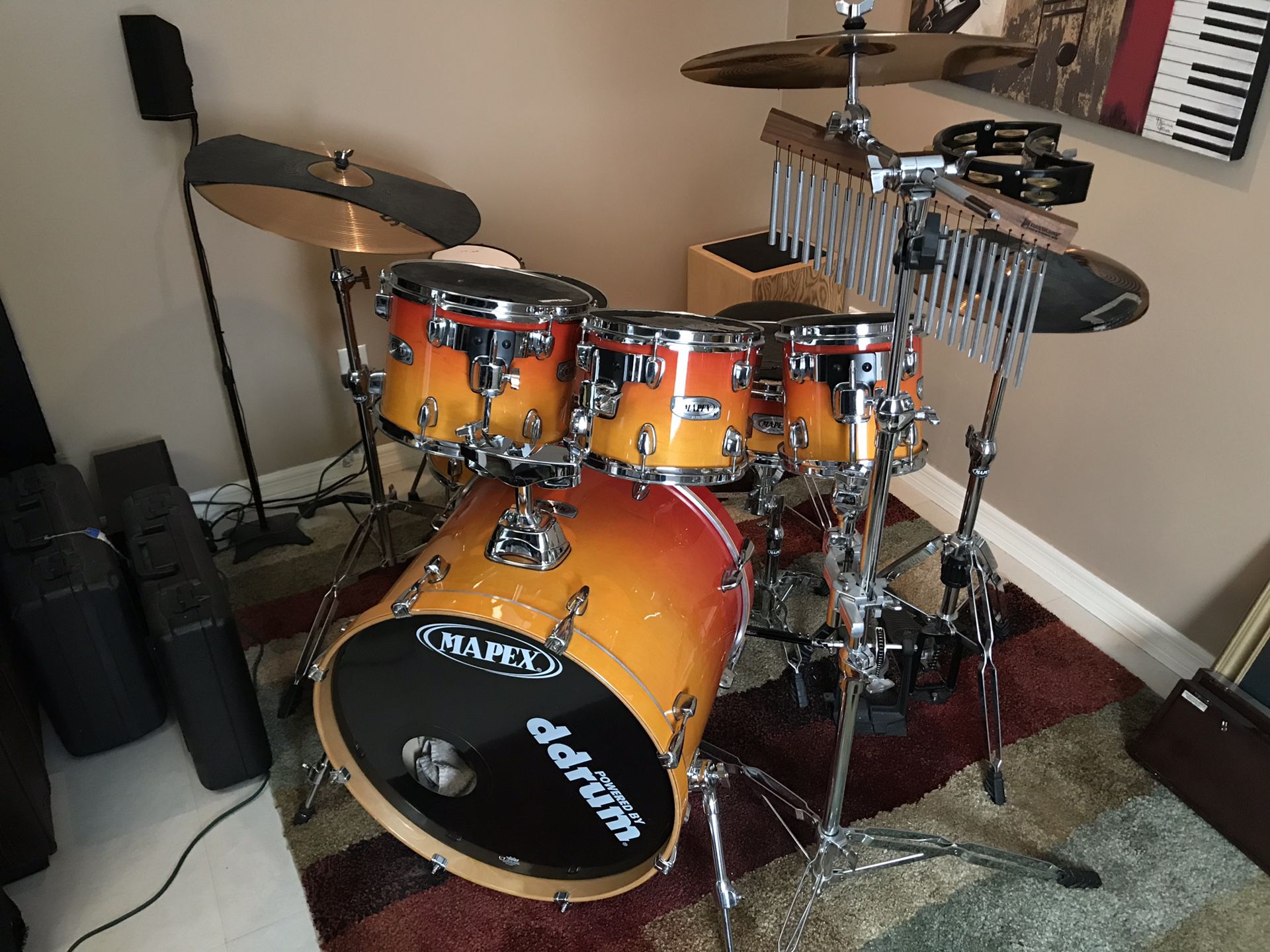 MAPEX 6-piece drum set