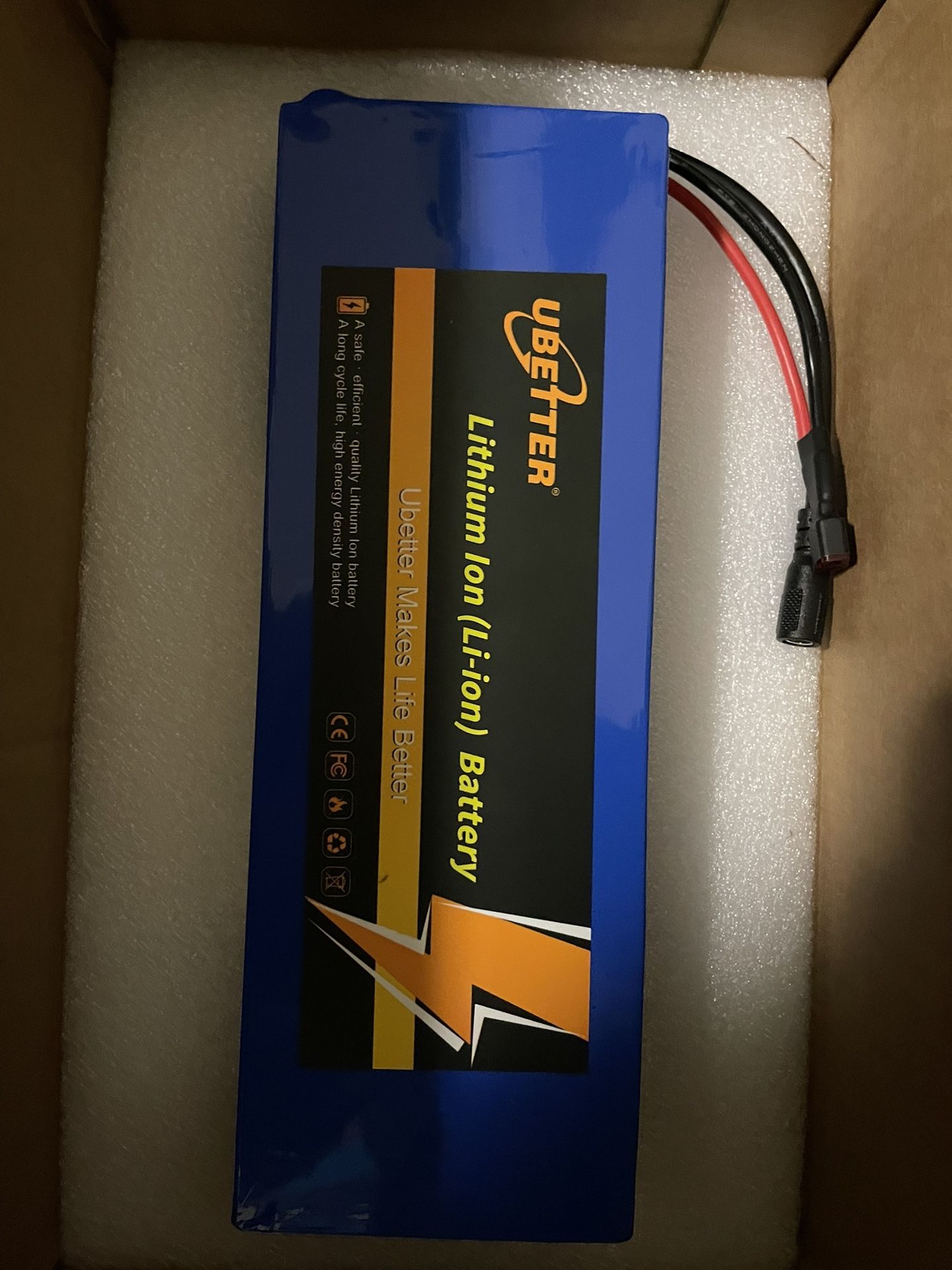 48V 10Ah Ebike Battery 36V 48V 8Ah 10Ah 14Ah 20Ah Lithium Battery Pack with 2A Fast Charger, 30A BMS for 200W-1000W Electric Bicycle Motor