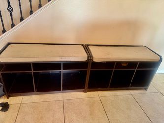 Free shoe racks. Washable covers