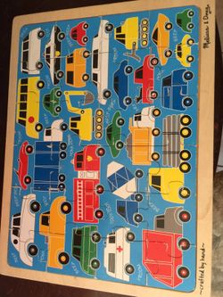 Melissa & Doug wooden puzzle