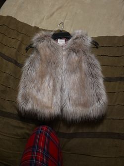 Girls Fur  Vest 