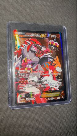 Pokemon Cards Double Crisis Team Magma’s Groudon EX