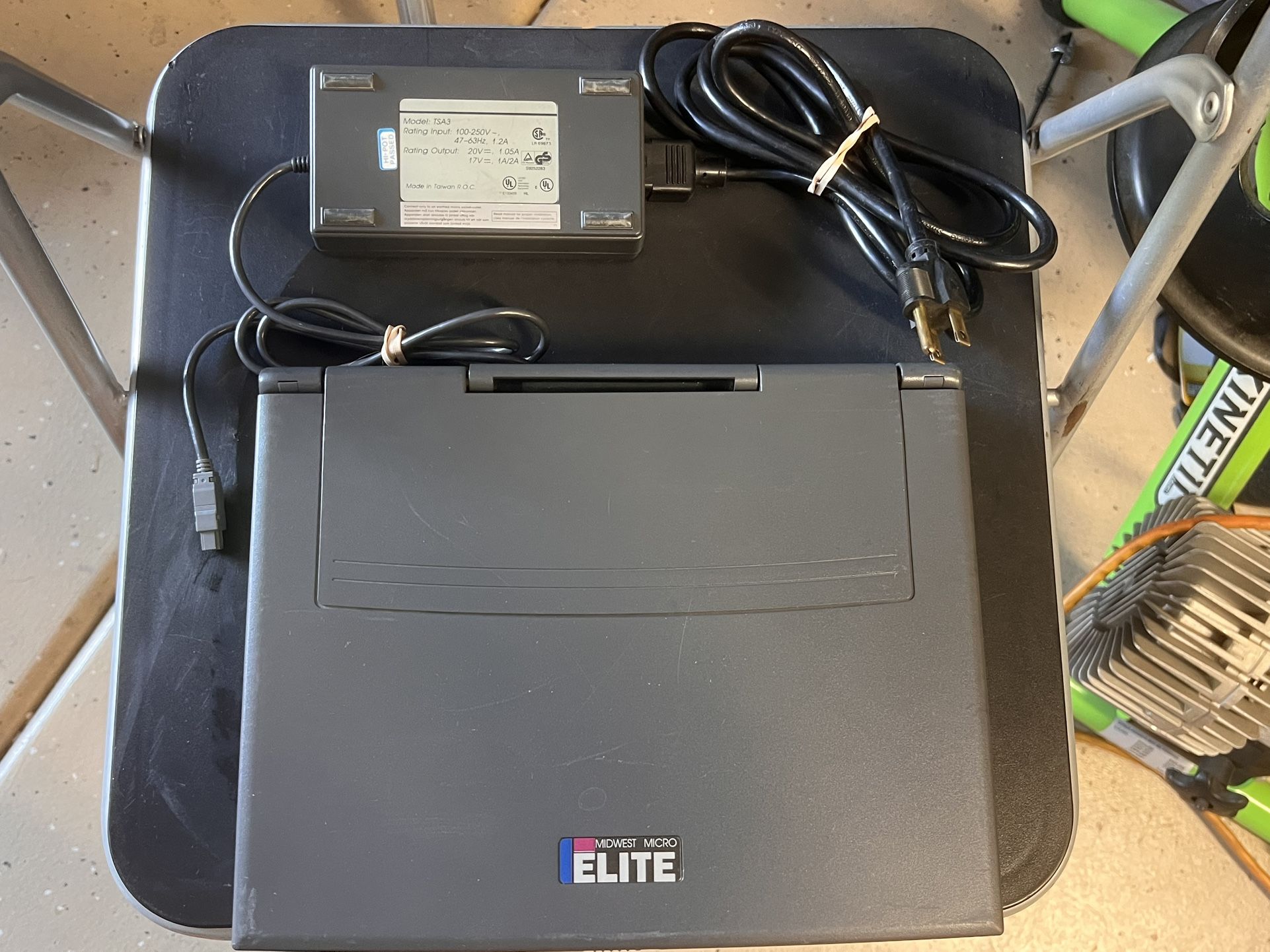 vintage midwest micro elite TS38 laptop with fax modem card