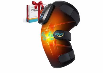 Cordless Knee Massager Heat Red Light 5000mAh Heated Brace 5 Heat 5 Vibration