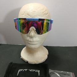Pit Viper Polarized Blue Sunglasses Unisex C13