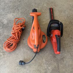 Electric Blower And Hedge Trimmer 