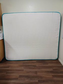 Nice Comfortable Quality California King-size Linenspa Pillow Top White Mattress with Trim (no box spring)