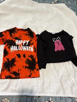 Kids Halloween Shirts Bundle of 2 size 4
