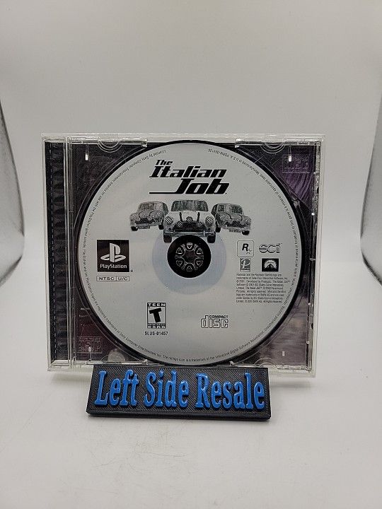 Italian Job ( Sony PlayStation 1, 2002 ) - Missing Manual -