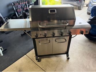 NEXGRILL 5 Burner Stainless Steel w/ Side Burner and Foldable Shelf