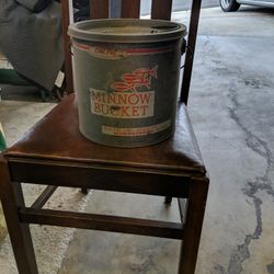 Vintage Old Pal Minnow Bucket
