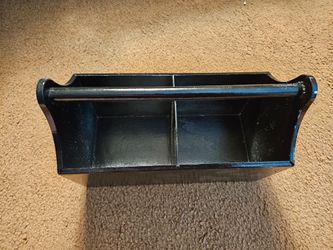 Wooden remote/item caddy (will ship)