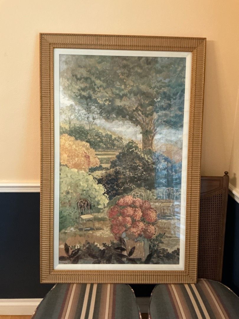 Framed Oil Painting By Isabelle De Borchgrave