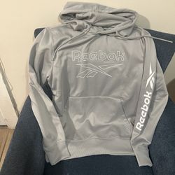 Gray Reebok Hoodie Size Medium 