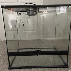 24x18x24” Exo Terra Glass Terrarium 