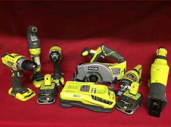 Ryobi ONE+ 18-Volt Lithium-Ion Ultimate Combo Kit (6-Too