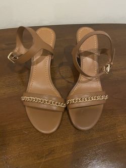 Coach block heel pumps size 8