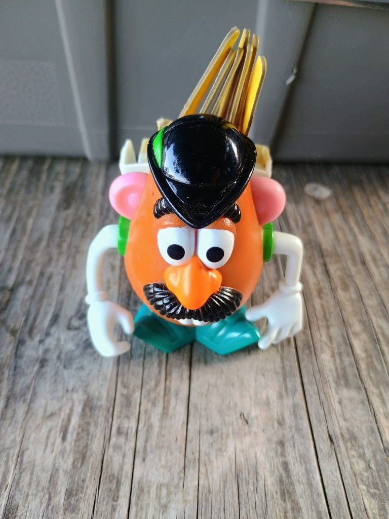 Vintage Burger King Kids Meal 1999 Mr Potato Head Fry Thrower Toy