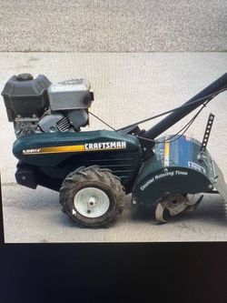 Craftsman 14” counter rotating rototiller