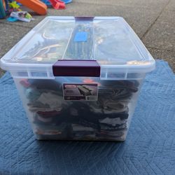 Sterilite Storage Bin with Clothes 12 month boys