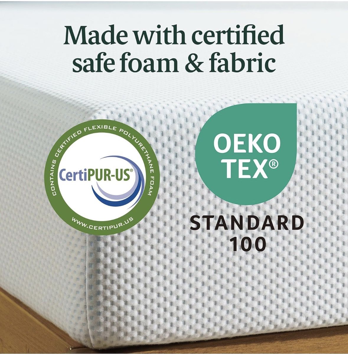 ZINUS Inch Green Tea Cooling Memory Foam Mattress, Full