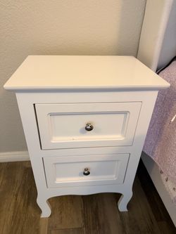 IKEA White 2-Drawer Nightstand