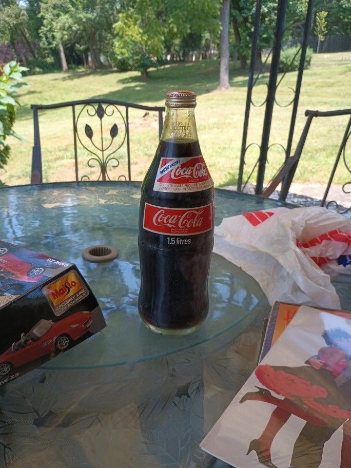 Vintage 1.5 Litres Coke Bottle Unopened