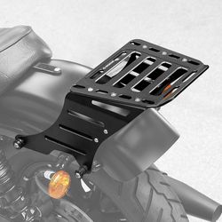 Harley Black Rear Luggage Solo Rack